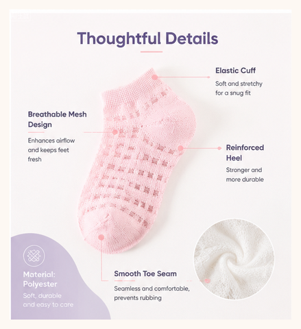 Women's Breathable Ankle Socks - Invisibility Sock Loafer recension och pris
