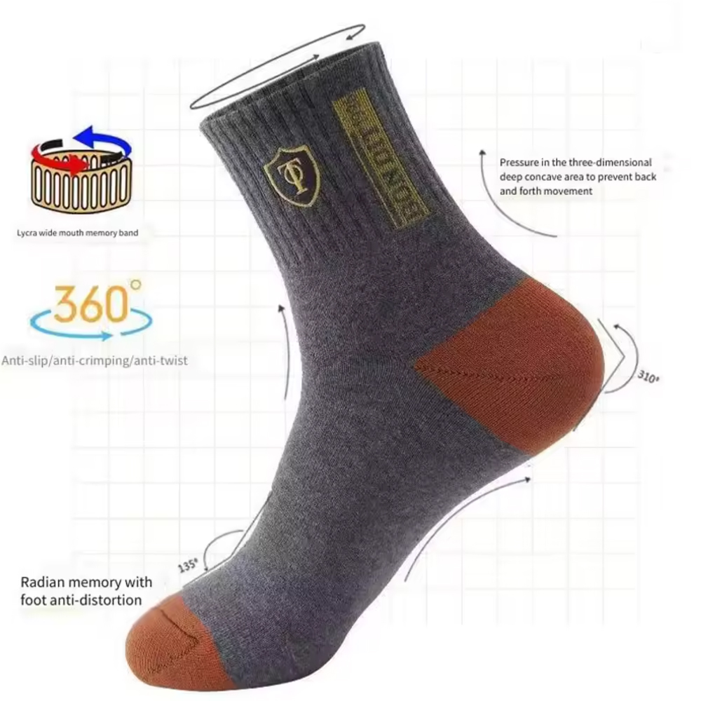 Men's 20-Pack Premium Thermal  - Cotton Crew Sock Pack recension och pris