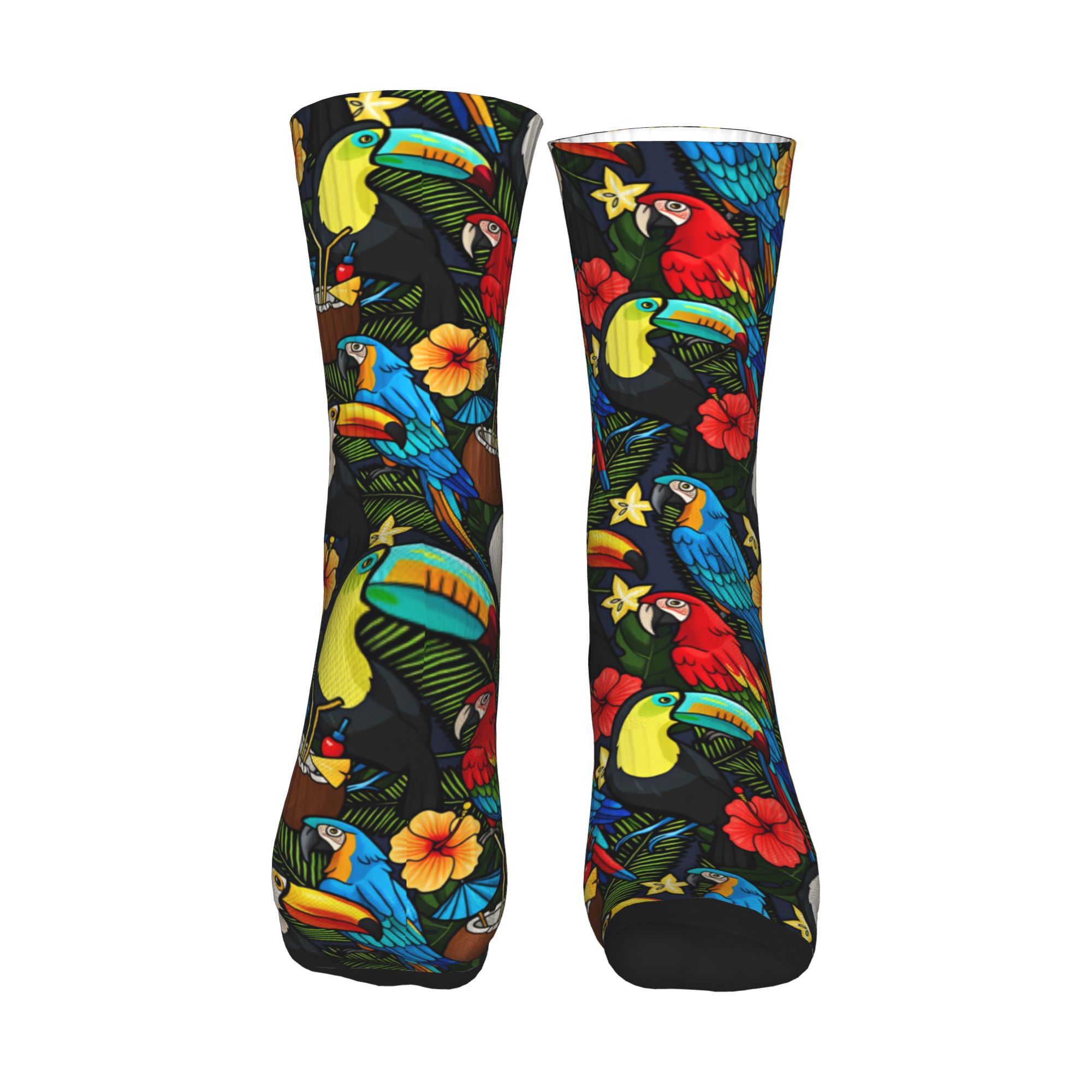 Tropical Macaw Toucan Fruit Fl - Dress Sock Men recension och pris