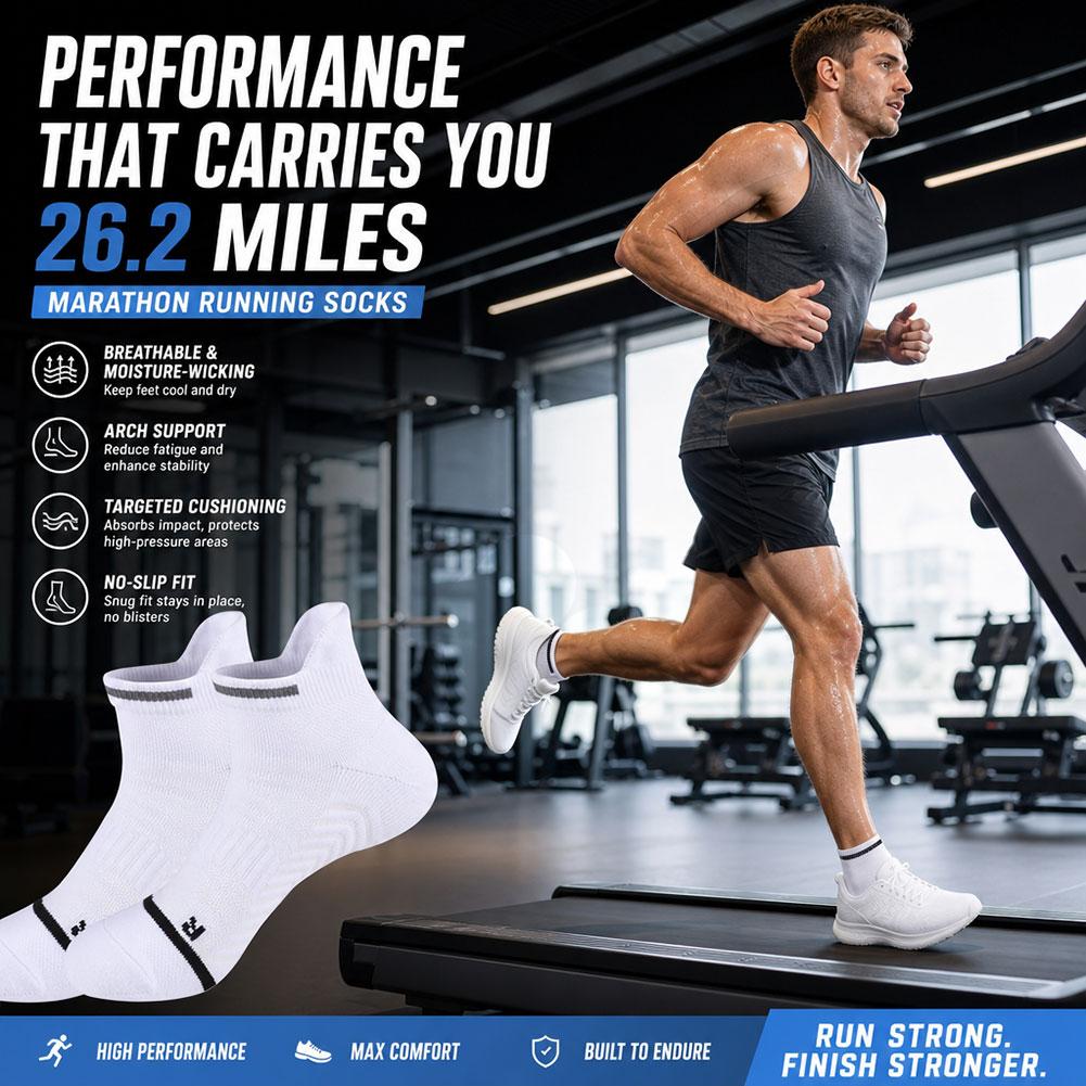 Professional Marathon Running  - Athletic Sock Cushion recension och pris